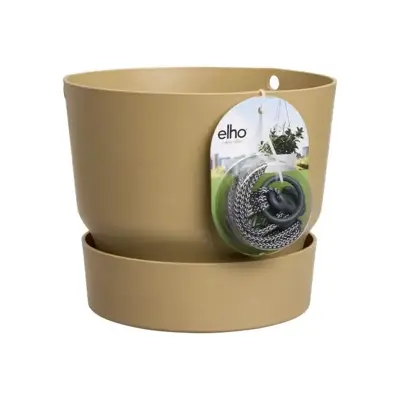 Elho Greenville Hangschaal kunststof 24 cm Goudkleurig Zand - afbeelding 2