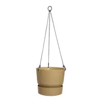 Elho Greenville Hangschaal kunststof 24 cm Goudkleurig Zand - afbeelding 4