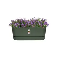 Elho Greenville Trough Long kunststof bloembak 50 cm blad groen - afbeelding 4