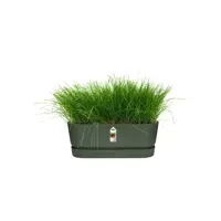 Elho Greenville Trough Long kunststof bloembak 50 cm blad groen - afbeelding 5