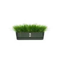 Elho Greenville Trough Long kunststof bloembak 70 cm blad groen - afbeelding 2