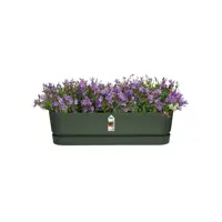 Elho Greenville Trough Long kunststof bloembak 70 cm blad groen - afbeelding 3