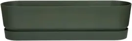 Elho Greenville Trough Long kunststof bloembak 70 cm blad groen - afbeelding 1