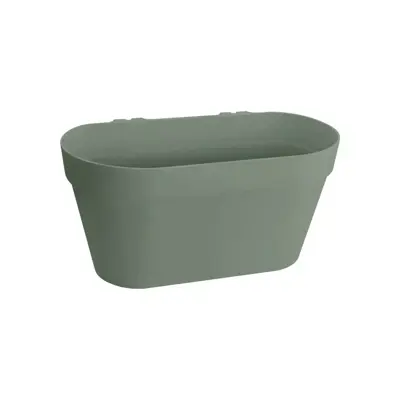 Elho hangpot Loft urban wall duo 28cm pistache groen - afbeelding 1