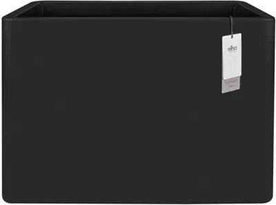 Elho June Brick Divider 80 - Zwart - L 79 x B 29 x H 59 cm - Binnen en Buiten - 100% gerecycled - afbeelding 1