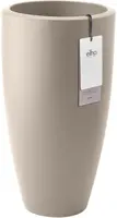 Elho June Round High 30 - Beige - Ø 30 x H 53 cm - Binnen en Buiten - 100% gerecycled - afbeelding 1