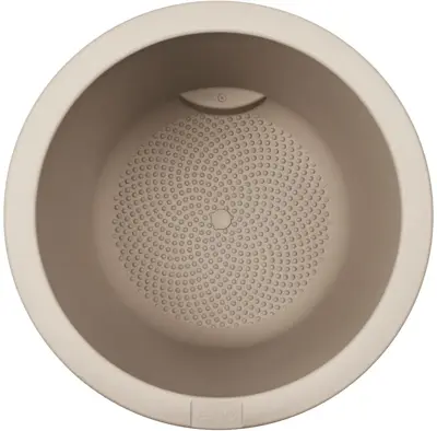 Elho June Round High 40 - Beige - Ø 39 x H 70 cm - Binnen en Buiten - 100% gerecycled - afbeelding 4