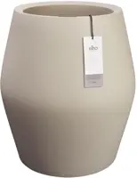 Elho June Split High 46 - Beige - Ø 46 x H 53 cm - Binnen en Buiten - 100% gerecycled - afbeelding 1