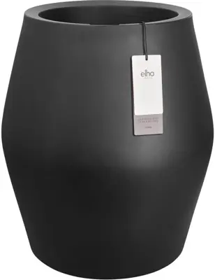 Elho June Split High 46 - Zwart - Ø 46 x H 53 cm - Binnen en Buiten - 100% gerecycled - afbeelding 1