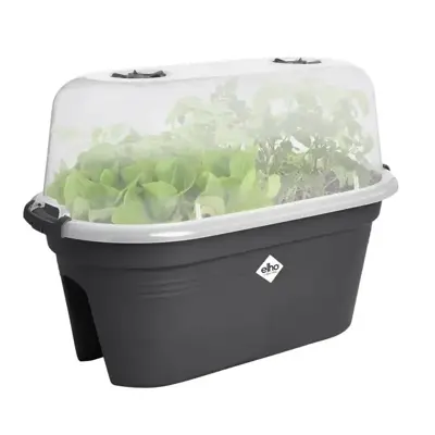 Elho Kweekhuis Green Basics Balcony grow set 55cm Living Black - afbeelding 6