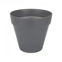 Elho loft urban bloempot rond 20 cm antraciet - afbeelding 1