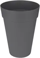 Elho loft urban bloempot rond hoog 35 cm antraciet - afbeelding 1