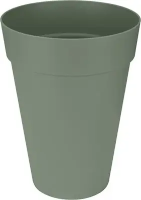 Elho loft urban bloempot rond hoog 35 cm Pistachegroen - afbeelding 1