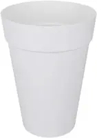 Elho loft urban bloempot rond hoog 35 cm wit - afbeelding 1