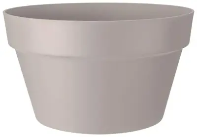 Elho loft urban bowl bloempot 35 warm grijs - afbeelding 1