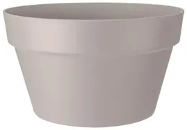 Elho loft urban bowl bloempot 35 warm grijs - afbeelding 1