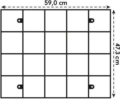 Elho loft urban green wall rek living black - afbeelding 5