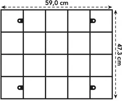 Elho loft urban green wall rek living black - afbeelding 5