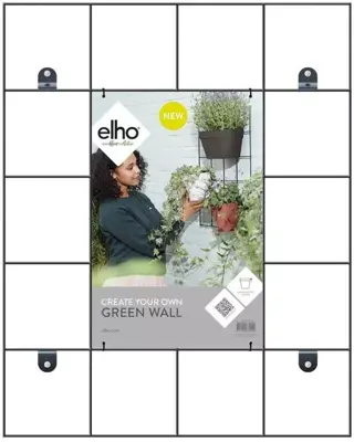 Elho loft urban green wall rek living black - afbeelding 1