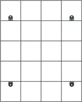 Elho loft urban green wall rek living black