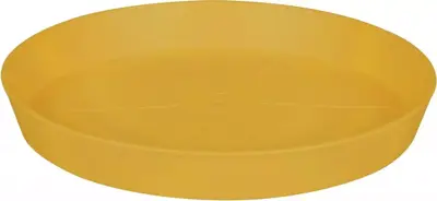 Elho loft urban schotel rond 17 cm oker - afbeelding 1