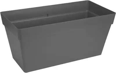 Elho loft urban terrace plantenbak met wielen 70 cm antraciet - afbeelding 1