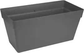 Elho loft urban terrace plantenbak met wielen 70 cm antraciet - afbeelding 1