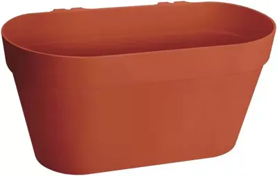 Elho loft urban wall duo wandbak 28 cm brique red - afbeelding 2