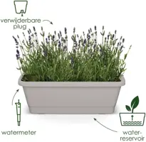 Elho Noa balkonbak L 65 cm terra - afbeelding 8