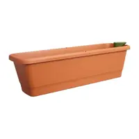 Elho Noa balkonbak L 65 cm terra - afbeelding 1