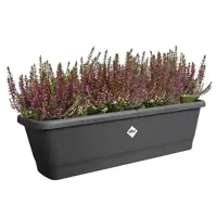 Elho Noa balkonbak L 65cm living black - afbeelding 4