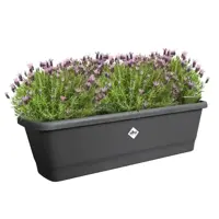 Elho Noa balkonbak L 65cm living black - afbeelding 5