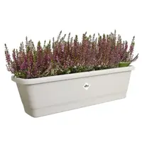 Elho Noa balkonbak L 65cm warm grijs - afbeelding 4