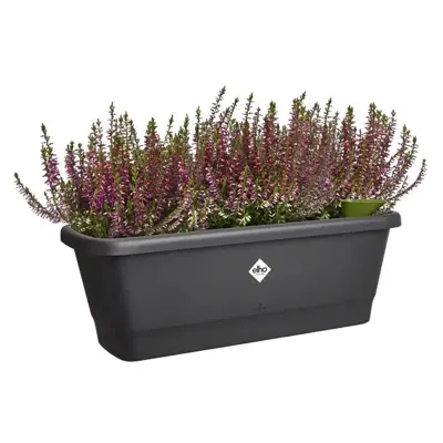 Elho Noa balkonbak M 52cm living black - afbeelding 6