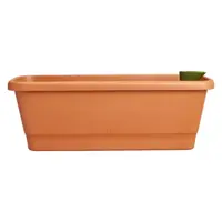 Elho Noa balkonbak M 52cm terra - afbeelding 2