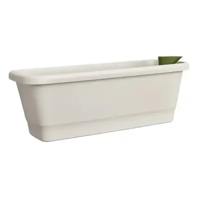 Elho Noa balkonbak M 52cm warm grijs - afbeelding 1