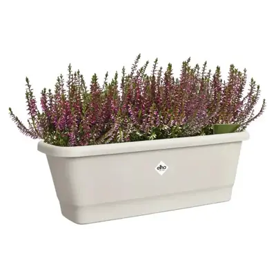 Elho Noa balkonbak M 52cm warm grijs - afbeelding 5
