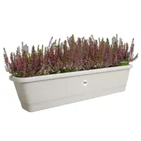Elho Noa balkonbak XL 80cm warm grijs - afbeelding 5