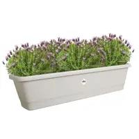 Elho Noa balkonbak XL 80cm warm grijs - afbeelding 6