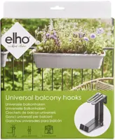 Elho Noa Universele Balkonhaken Metaal Living Black - afbeelding 8