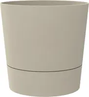 elho plantenbak foss rond d35 h34cm Paddenstoel beige - afbeelding 1