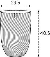 elho plantenbak sereh hoog d30 h41cm Scandinavisch groen - afbeelding 7