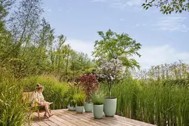 elho plantenbak sereh hoog d30 h41cm Scandinavisch groen - afbeelding 4