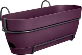 elho plantenbak vibia campana balkonbak allin1 d50 h17cm Esdoorn paars - afbeelding 1