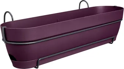 elho plantenbak vibia campana balkonbak allin1 d70 h17cm Esdoorn paars - afbeelding 1