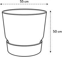 Elho pot Greenville 55cm bladgroen - afbeelding 8