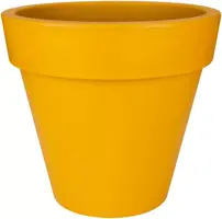 Elho pure bloempot rond 50 cm cm oker - afbeelding 1