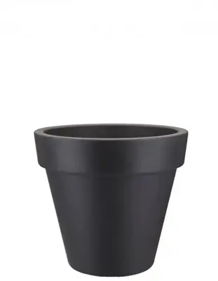 Elho pure bloempot rond 80 cm antraciet - afbeelding 1