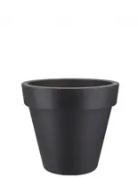Elho pure bloempot rond 80 cm antraciet - afbeelding 1