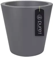 Elho pure straight bloempot rond 50 cm antraciet - afbeelding 1
